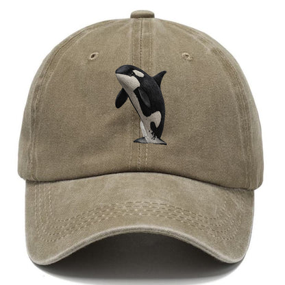 majestic orca leaping from the waves Hat