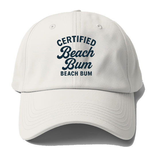 certified beach bum Hat