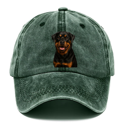 rottweiler powerful guardian Hat