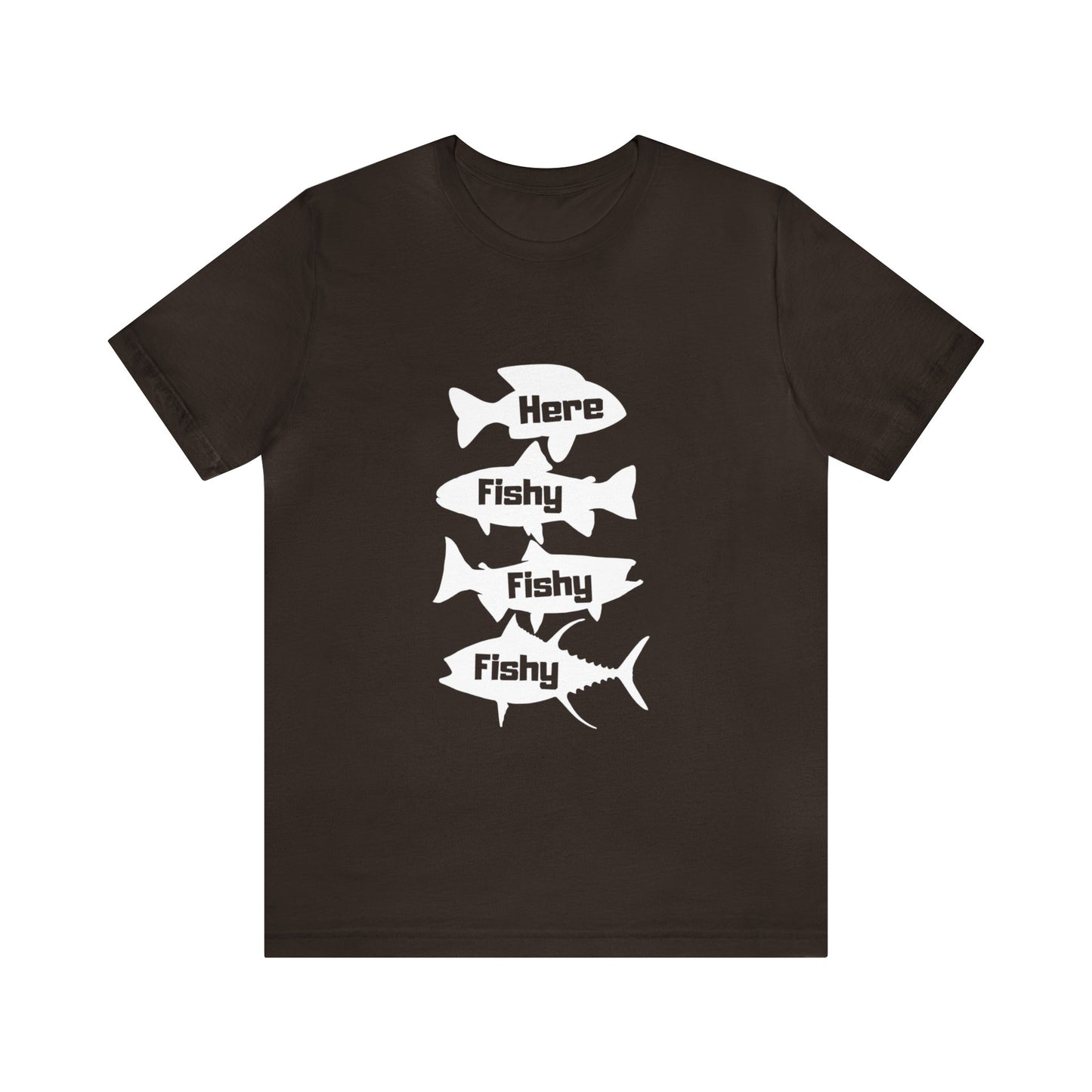 Here Fishy Fishy Fishy ユニセックス ジャージ 半袖 Tシャツ