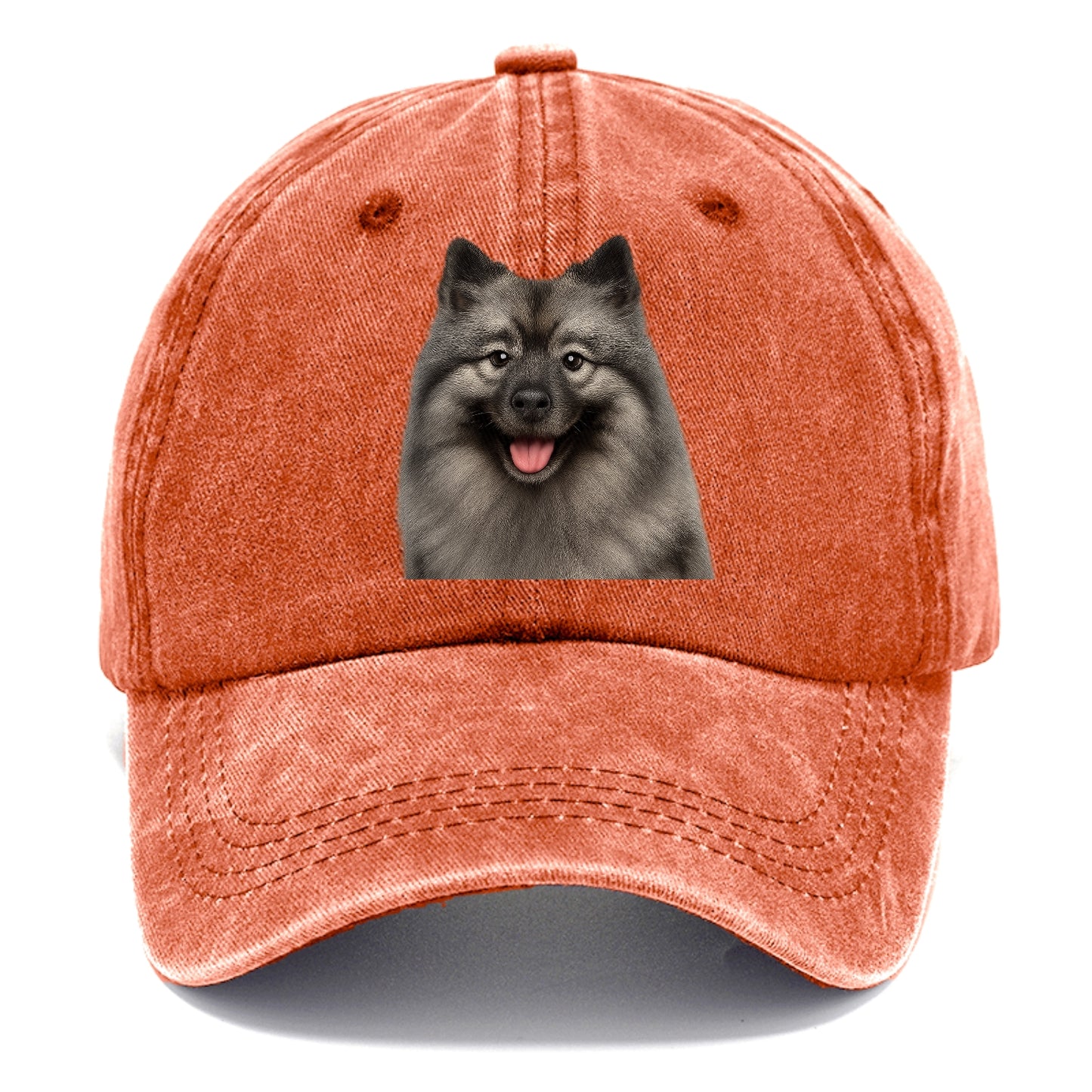 keeshond: silver fox, golden heart Hat