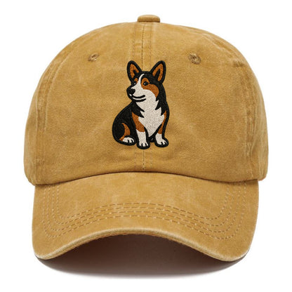 tricolor-corgi-playful-spirit Hat
