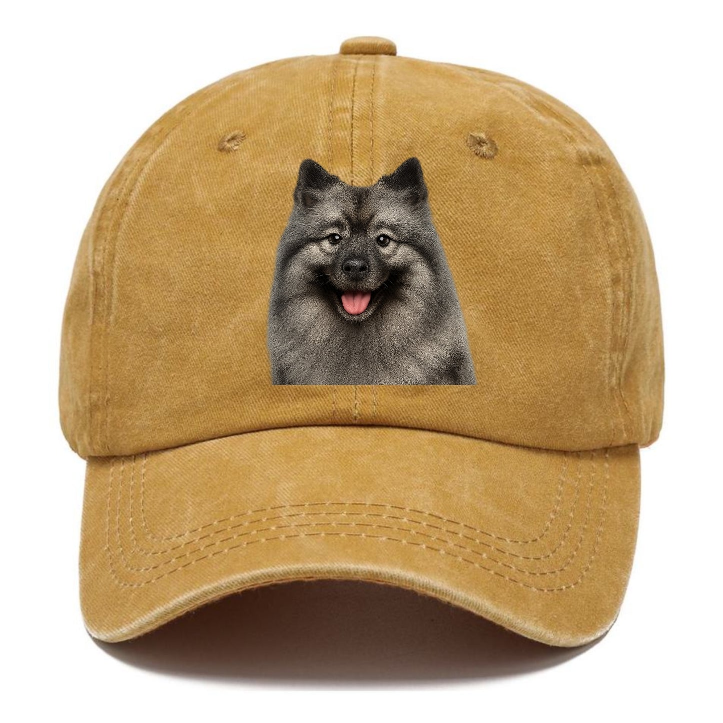 keeshond: silver fox, golden heart Hat