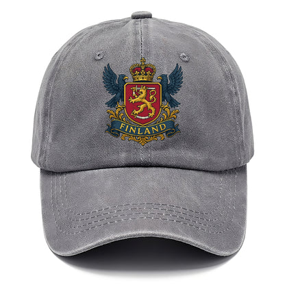 finland lion logo Hat