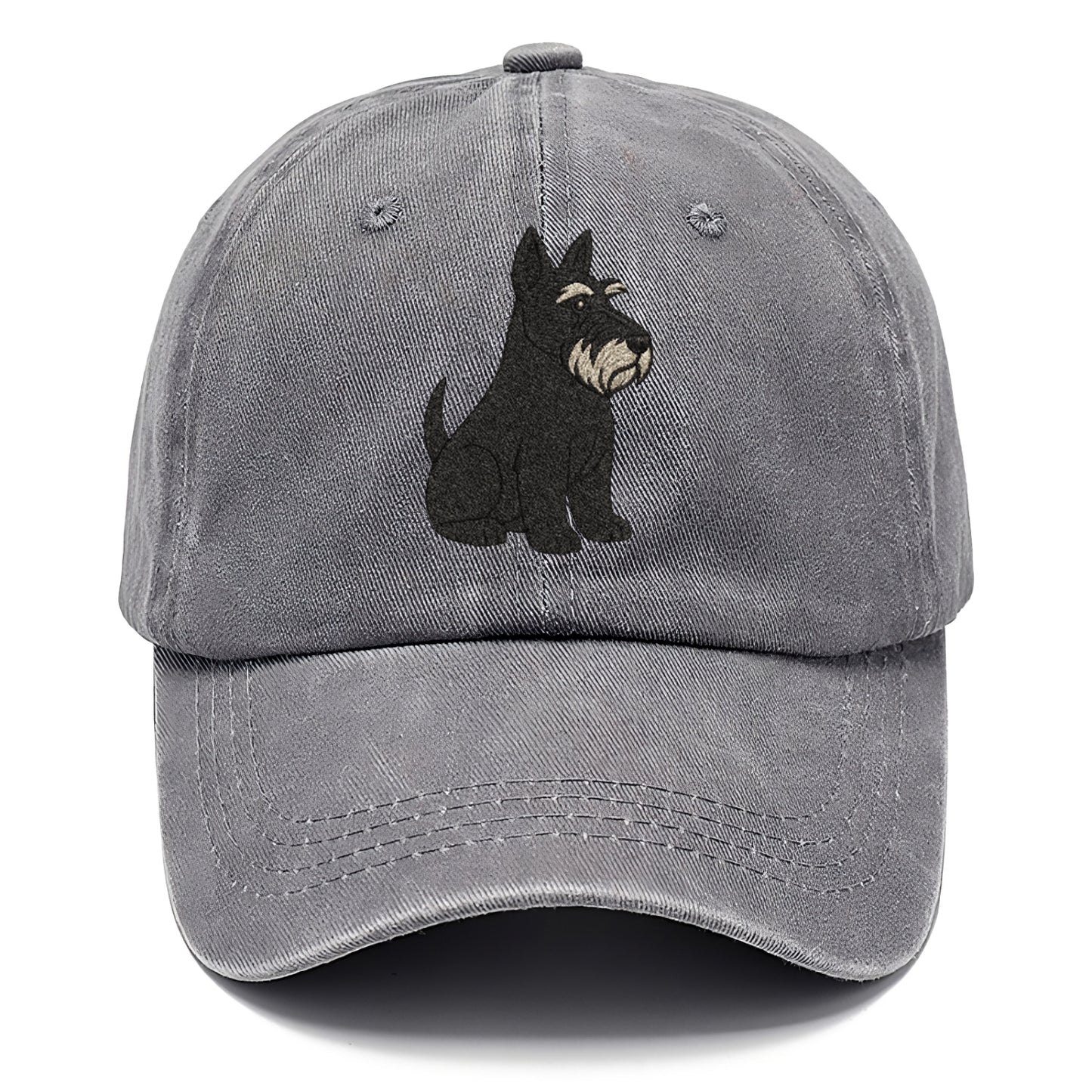 Scottish Terrier Black Sitting Pose Hat