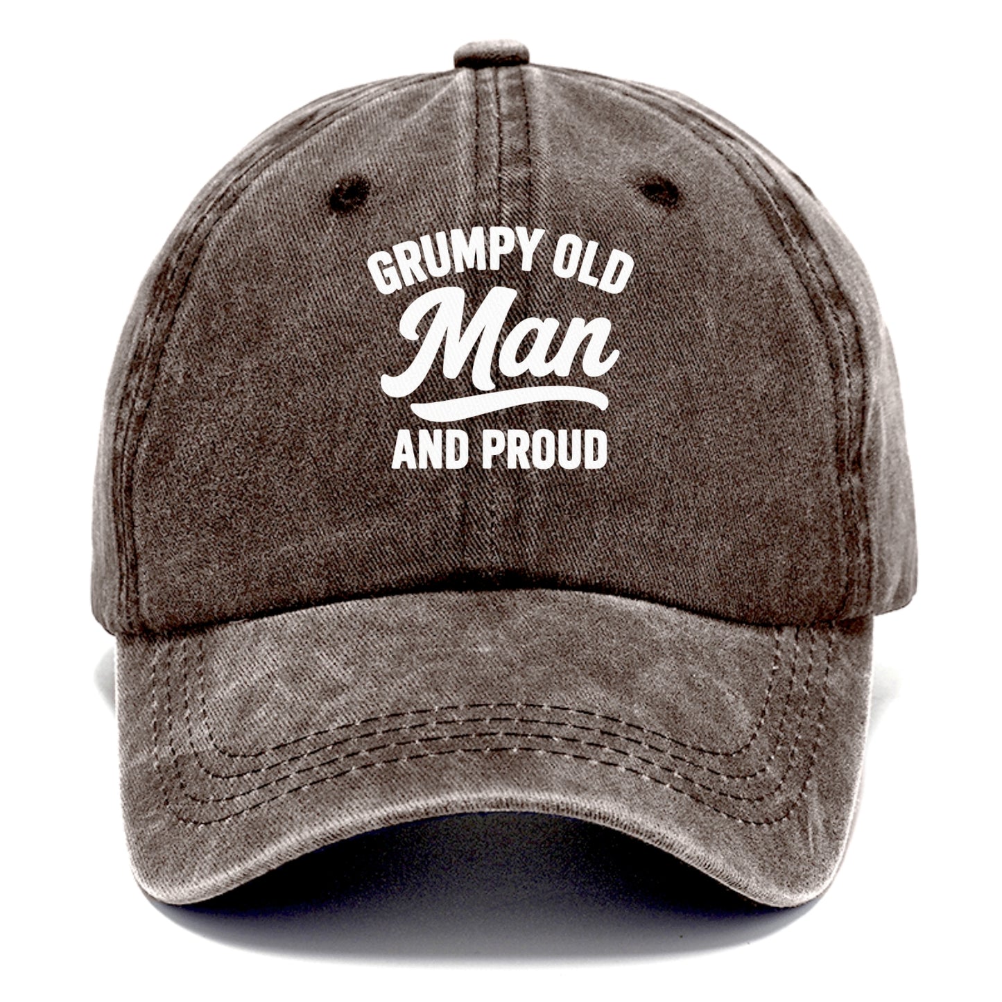 grumpy old man and proud Hat
