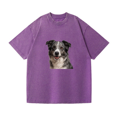 blue merle border collie agile mind Hat