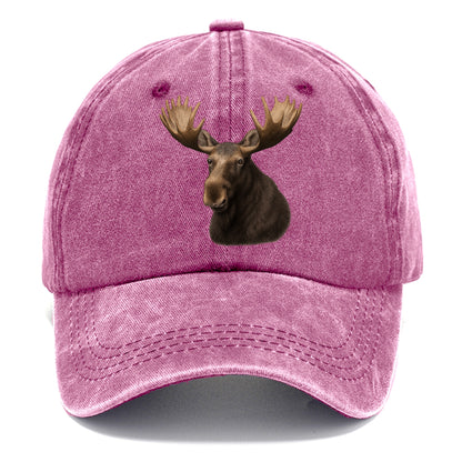 moose portrait design Hat