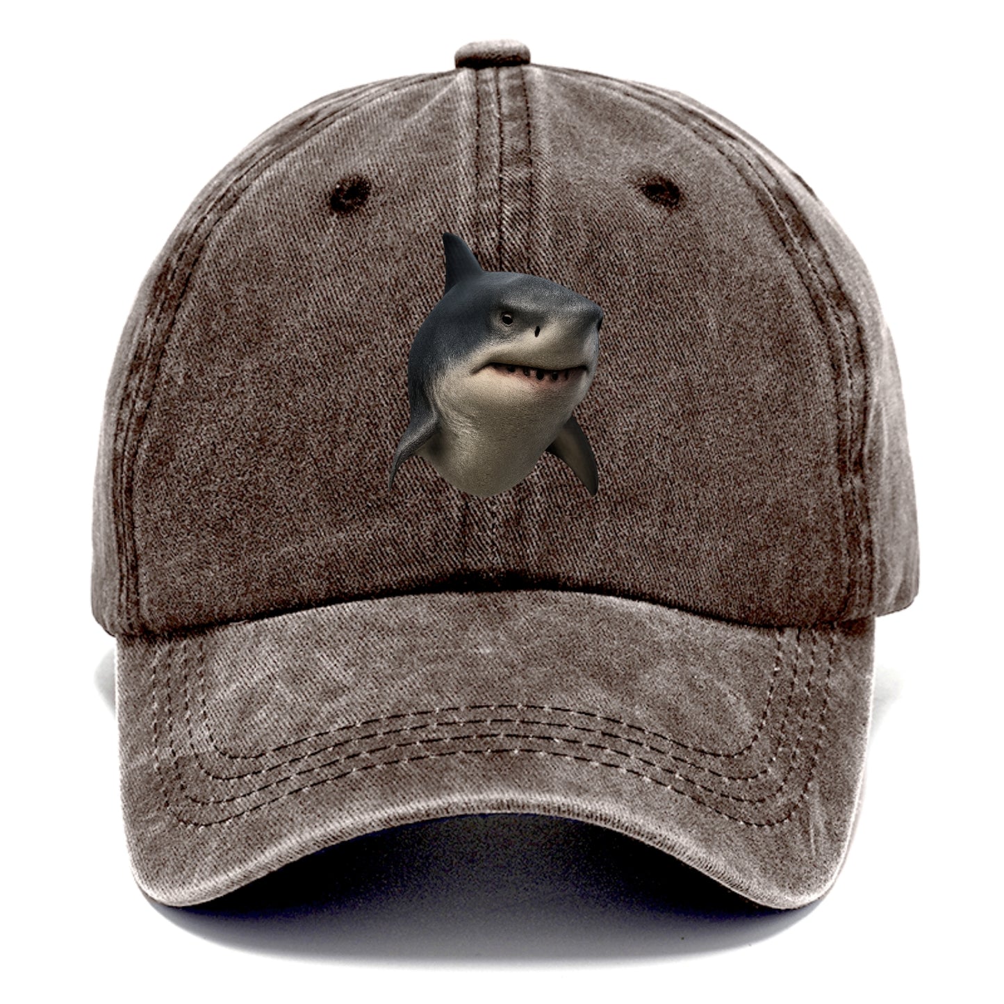 shark portrait design Hat
