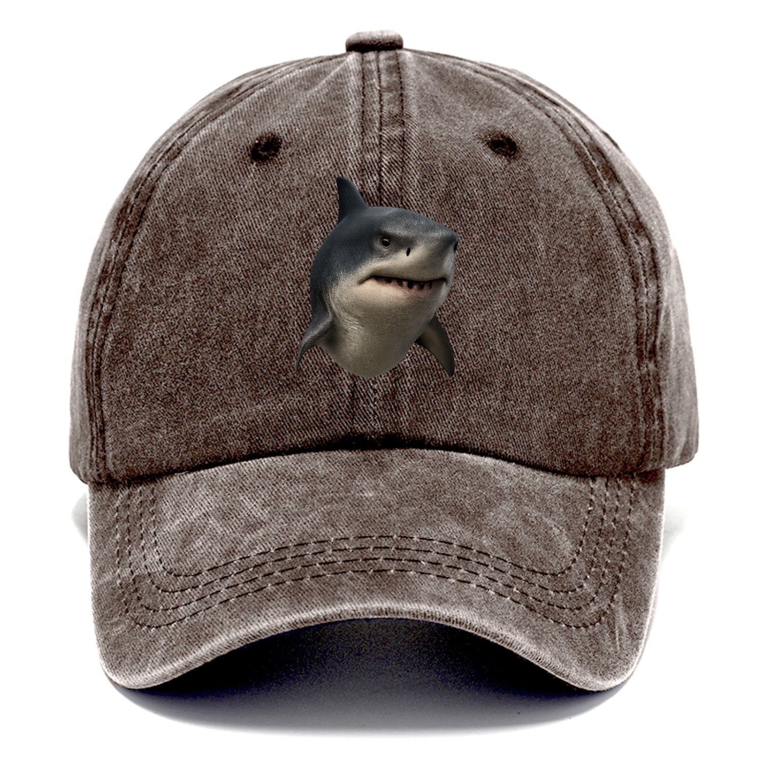 shark portrait design Hat