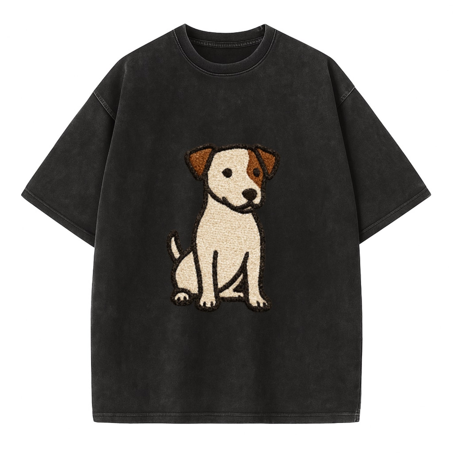 Jack Russell Terrier White With Brown Patches Pose Hat