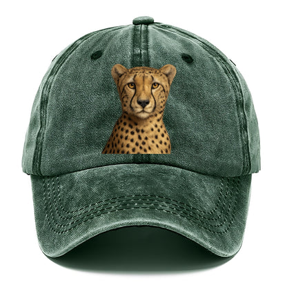 cheetah portrait design Hat
