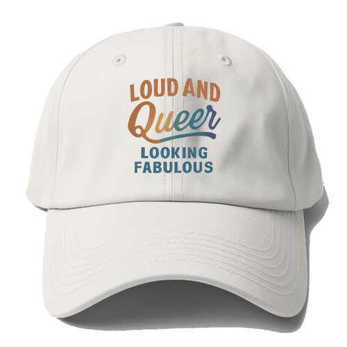 Proudly Queer Baseball Cap
