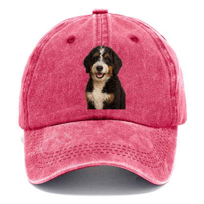bernedoodle portrait design Hat