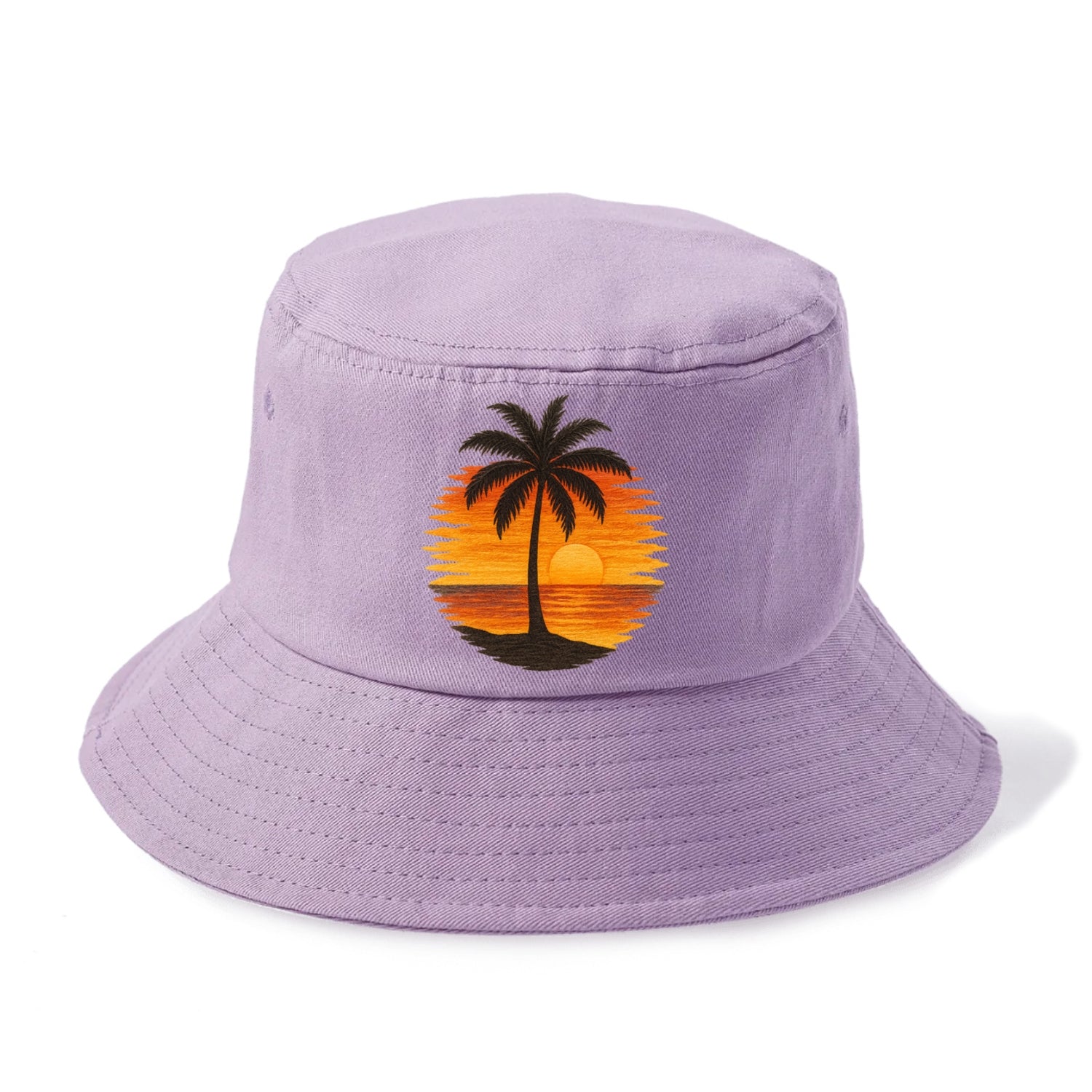 sunset palms paradise Hat