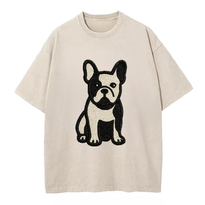 French Bulldog Black And White Tuxedo Pose Hat