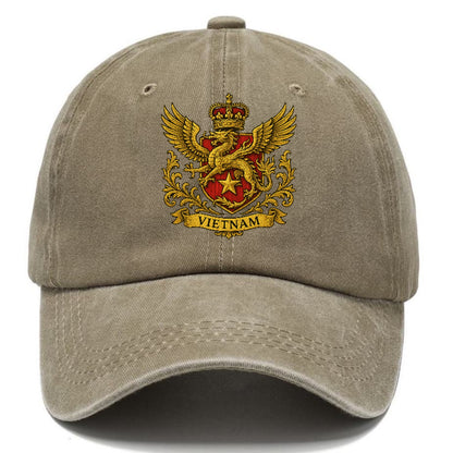 heraldic-emblem-with-dragon-and-text Hat