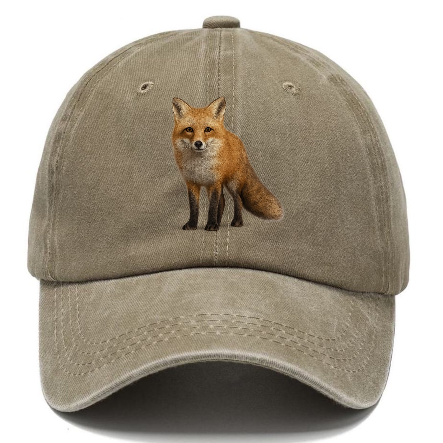 portrait of a red fox Hat