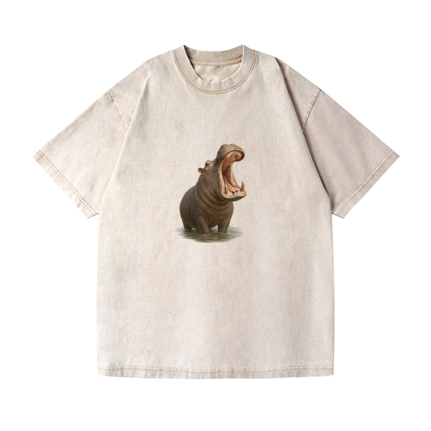 majestic hippo emerging from water Hat