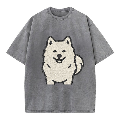 Samoyed White Fluffy Design Hat