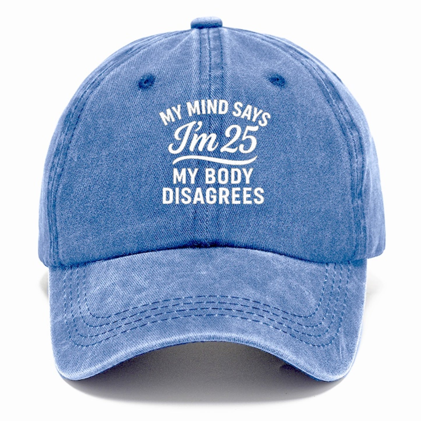 mind versus body age humor Hat