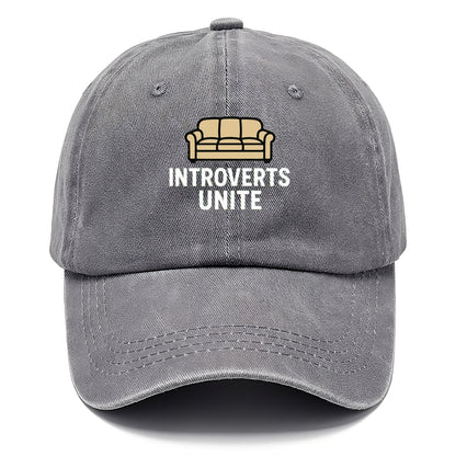 introverts unite couch Hat