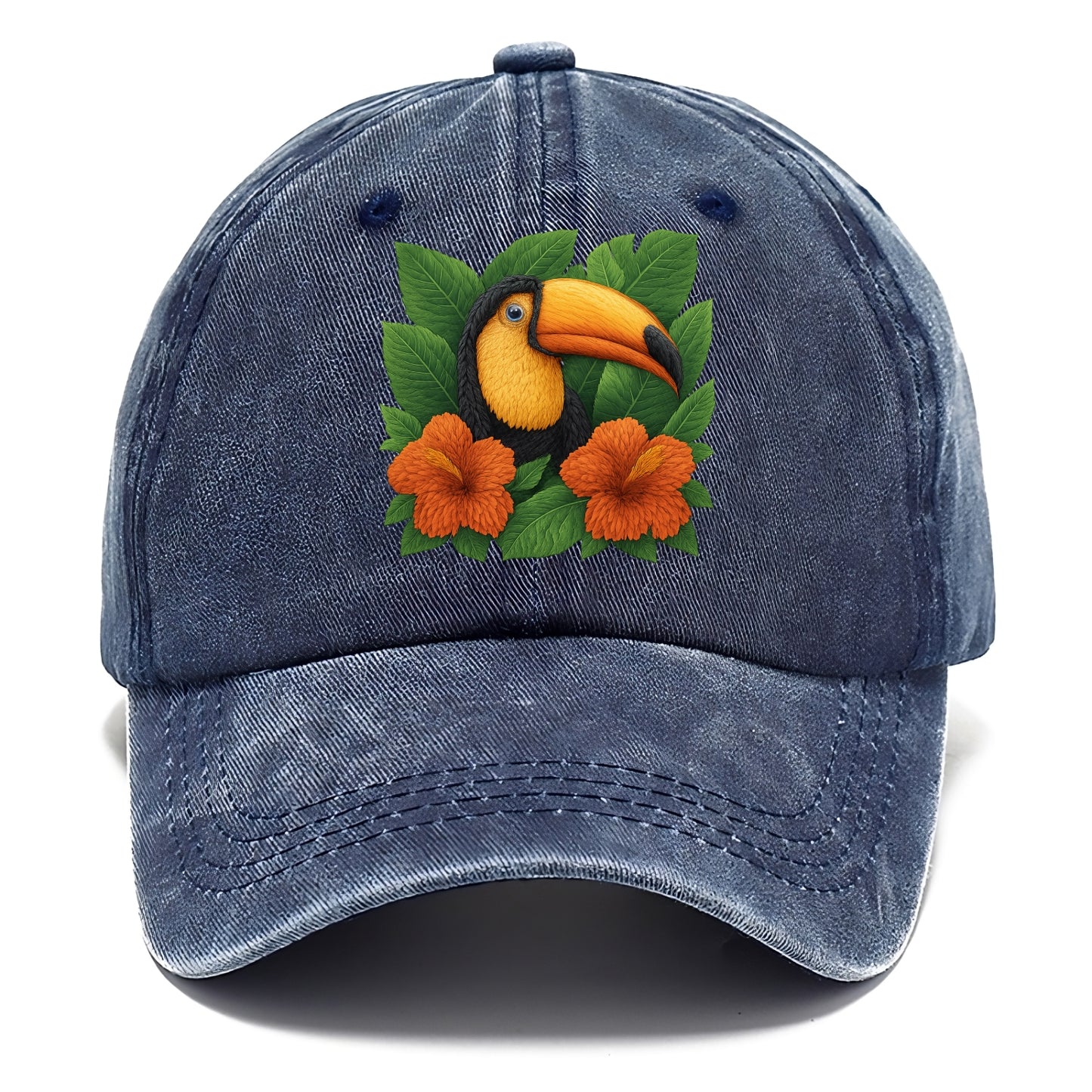 tropical paradise toucan bloom Hat