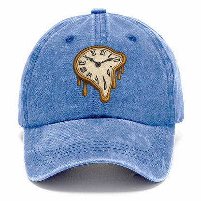 melting clock surreal time distortion Hat