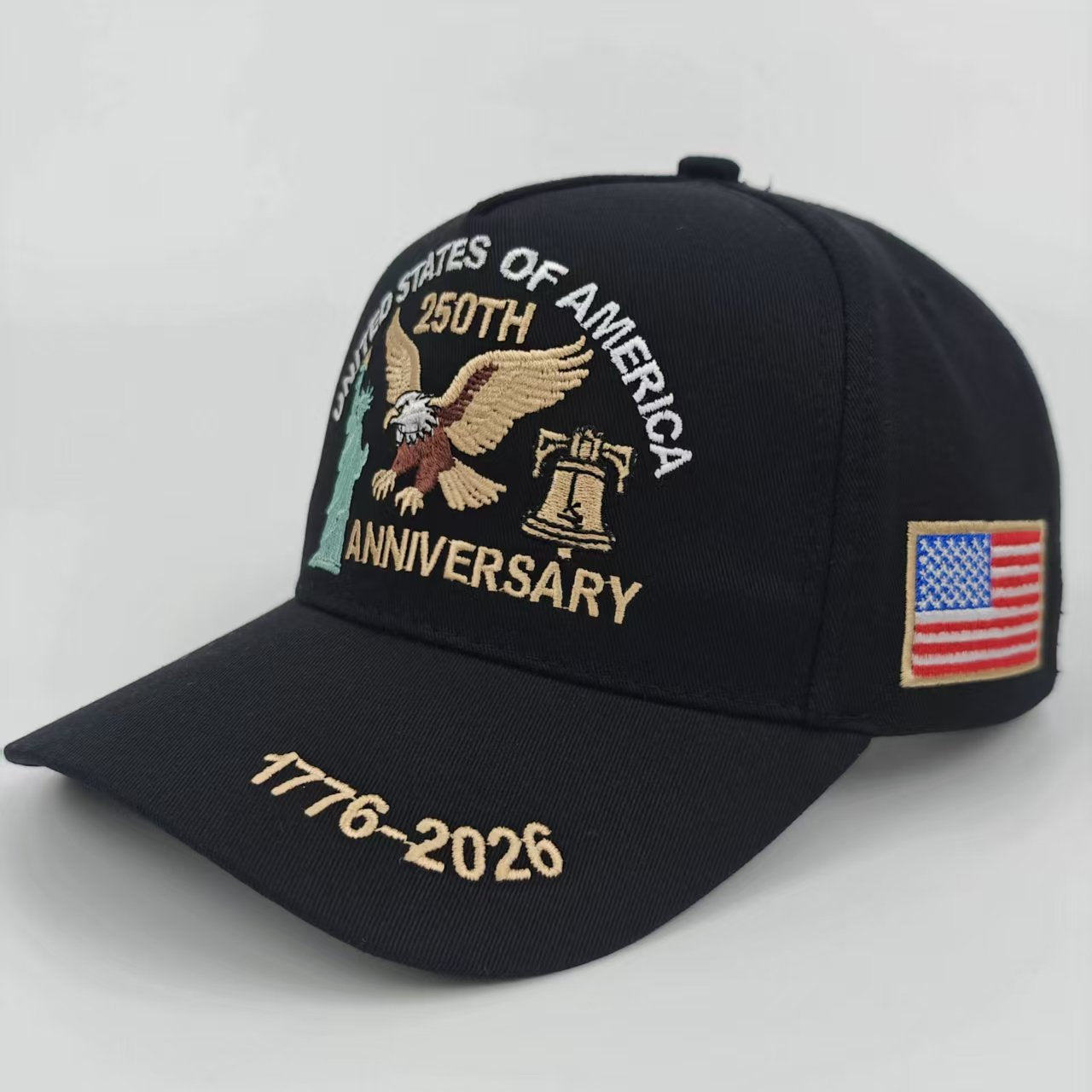 250th Anniversary American Independence Embroidered Cap