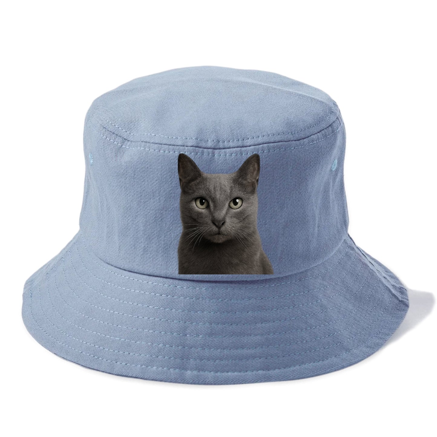 russian blue portrait design Hat