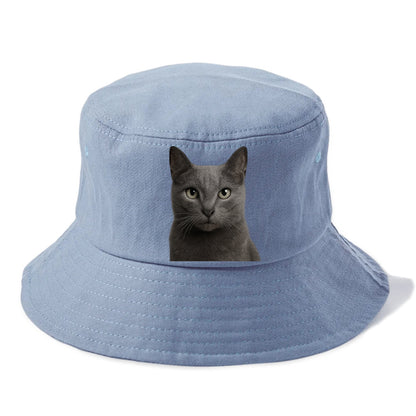 russian blue portrait design Hat