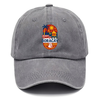 travel destination themed with cultural elements Hat