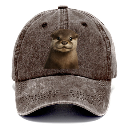 otter portrait design Hat