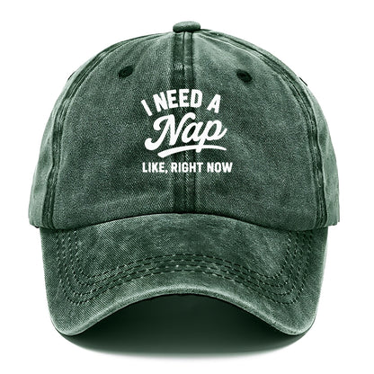 i need a nap right now Hat