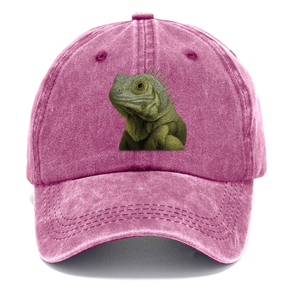 iguana portrait design Hat
