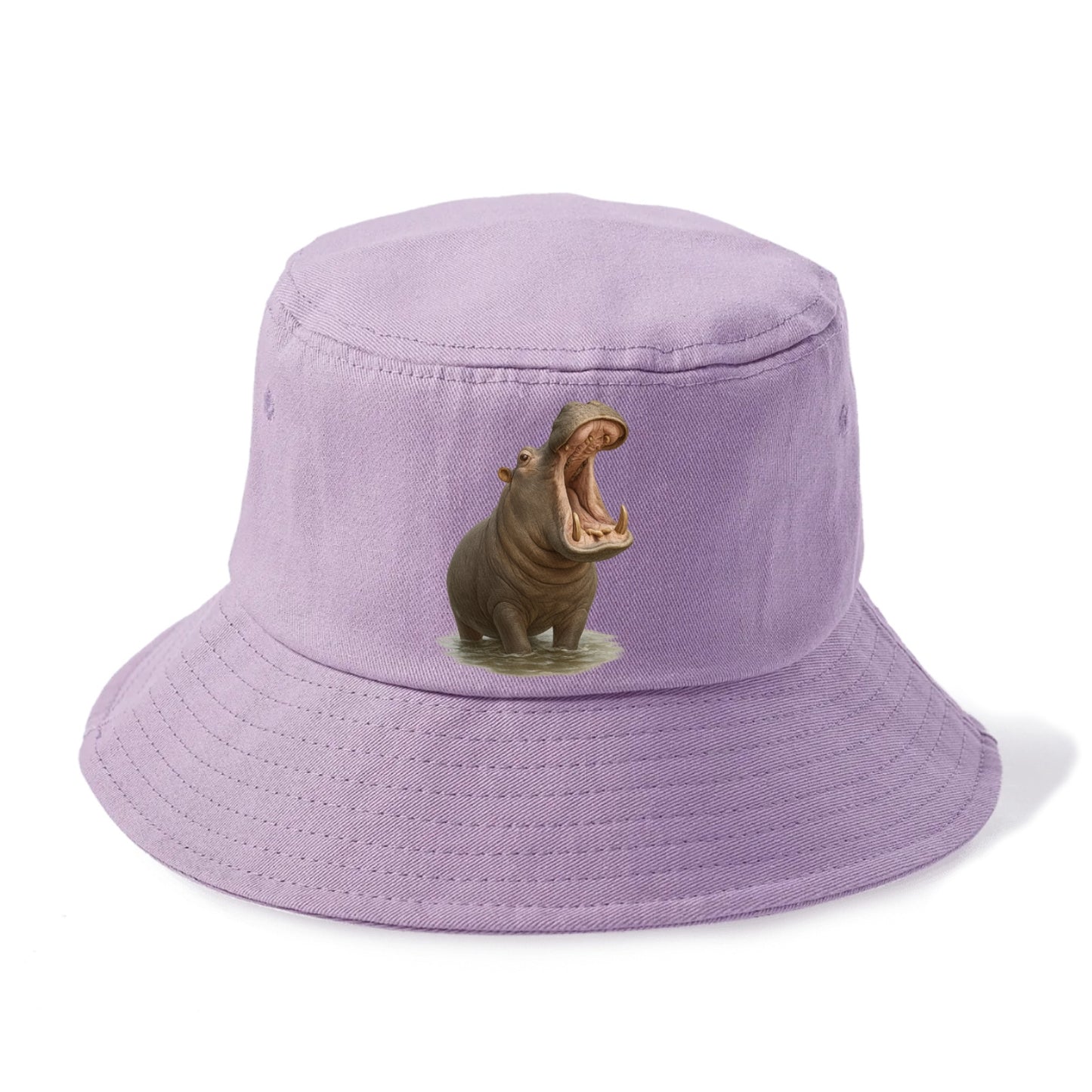 majestic hippo emerging from water Hat