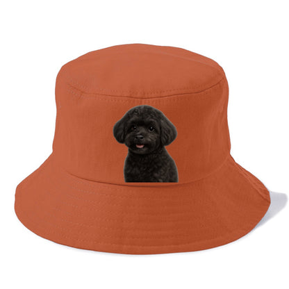 black maltipoo portrait design Hat