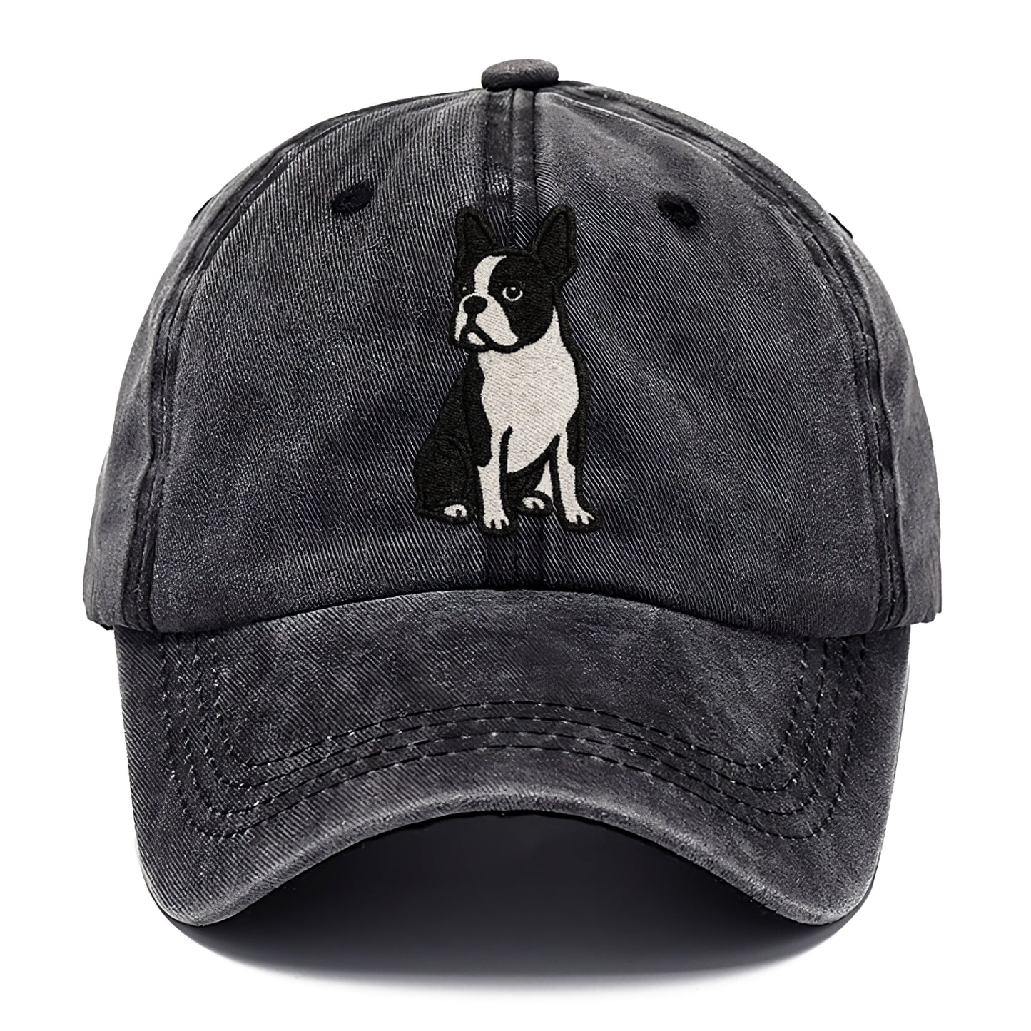 boston-terrier-black-white-tuxedo-charming-companion Hat
