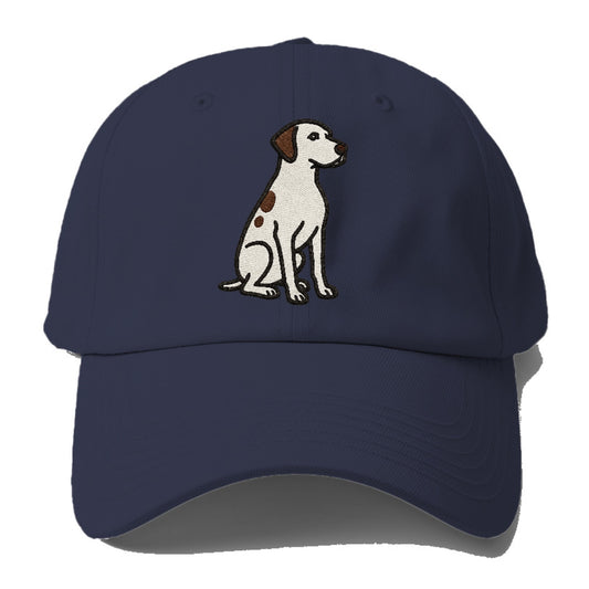 pointer-white-liver-spots-sitting-pose-loyal-spirit Hat