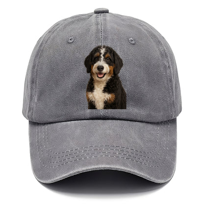bernedoodle portrait design Hat