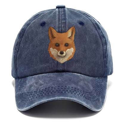 ethereal fox portrait Hat