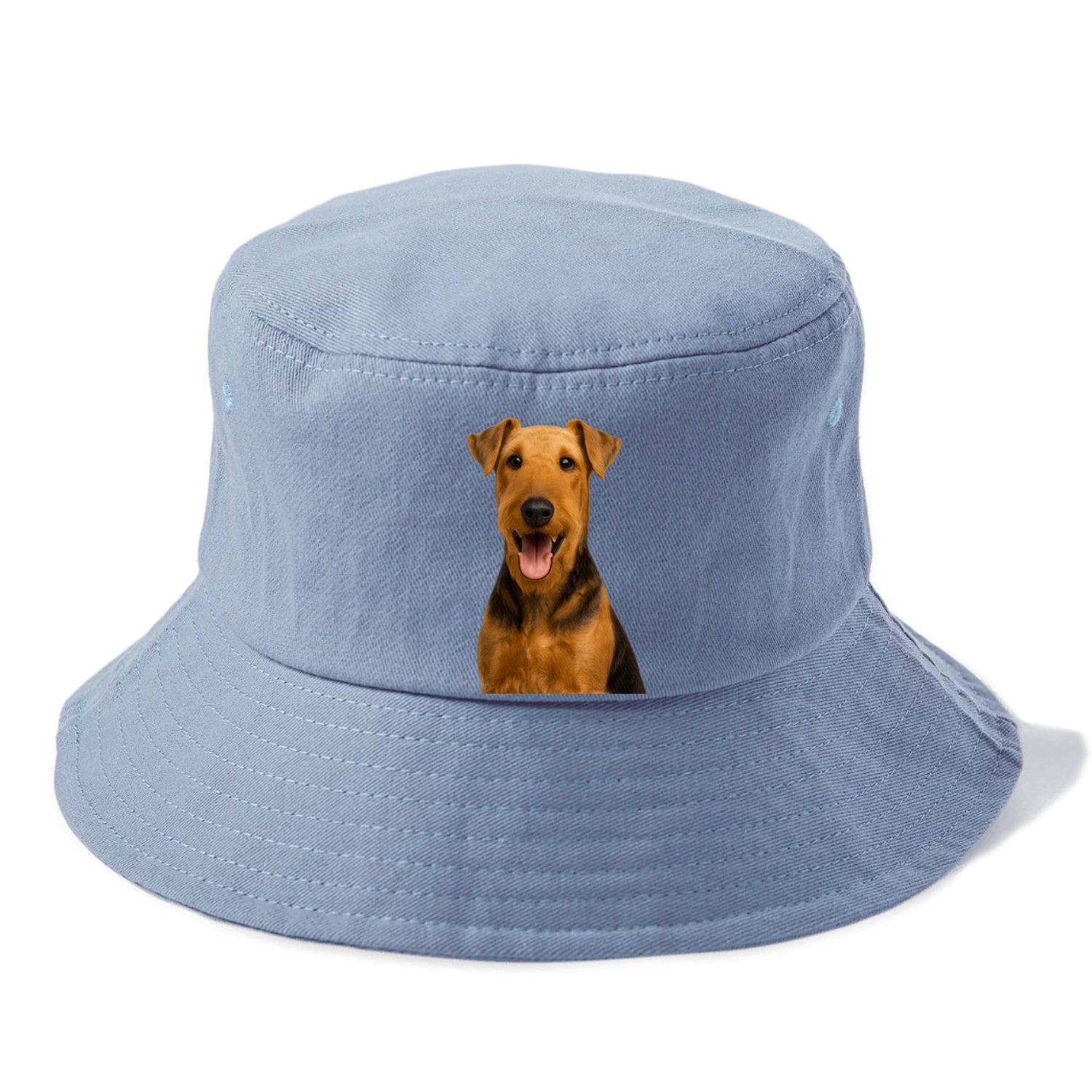 airedale terrier portrait design Hat