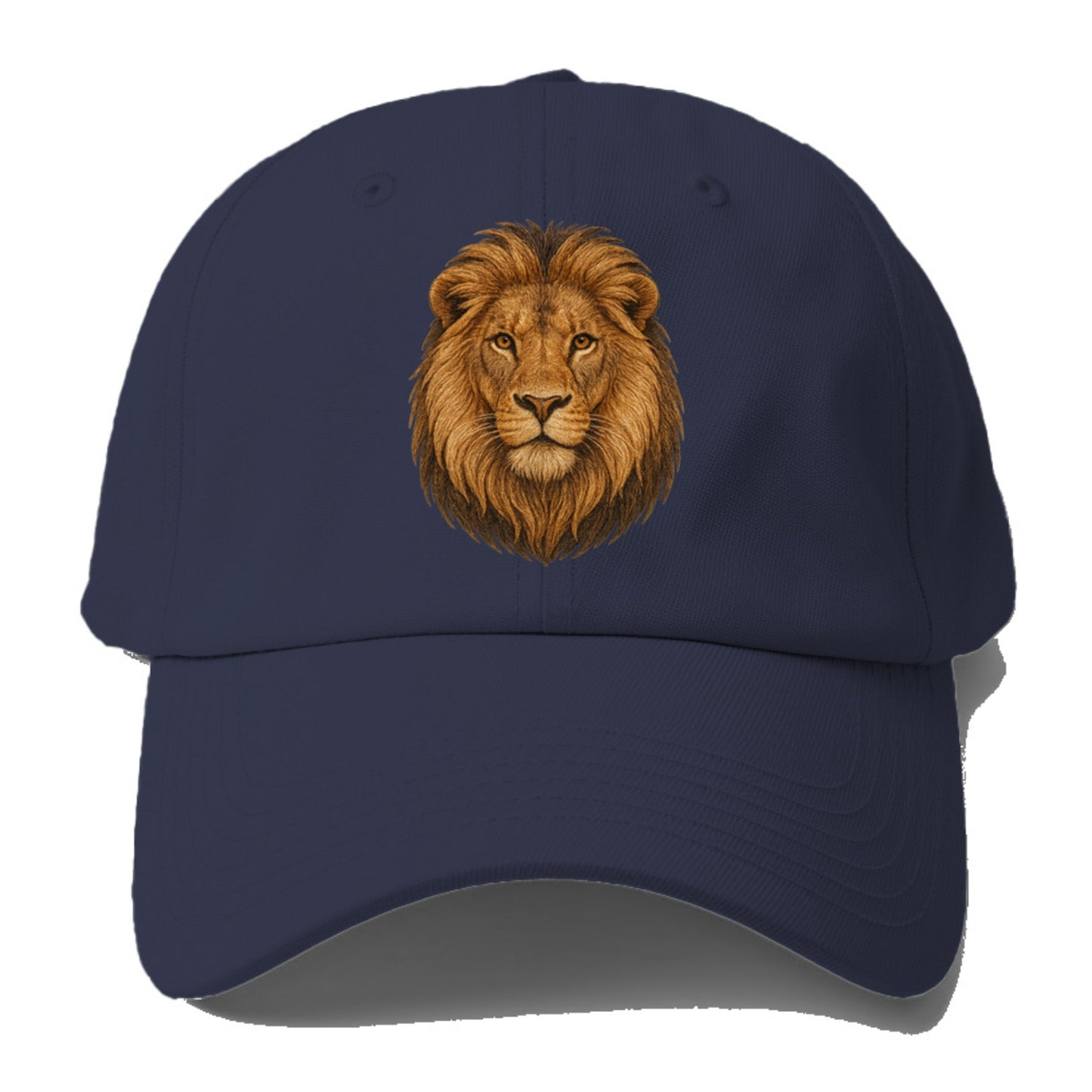 detailed lion head portrait Hat