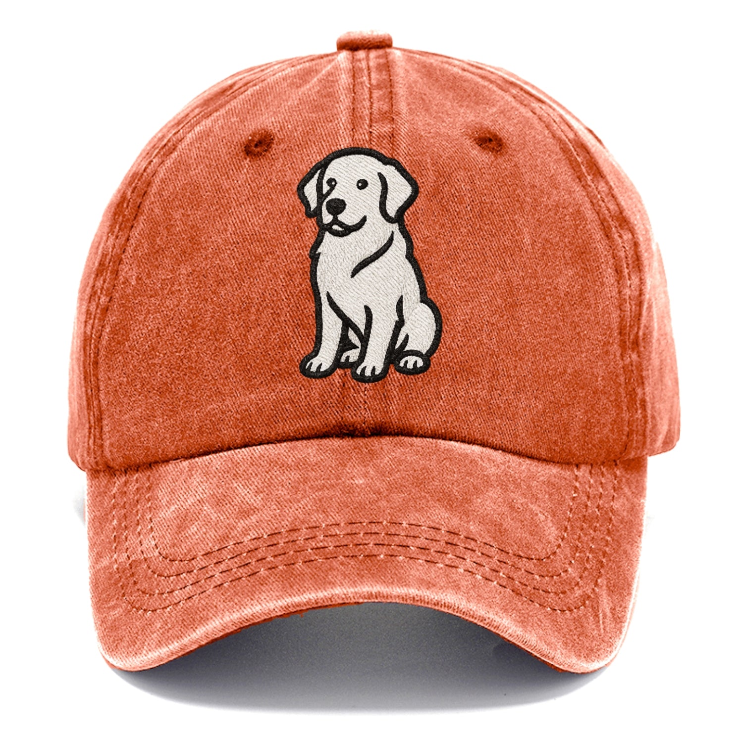 golden-retriever-curious-charm Hat