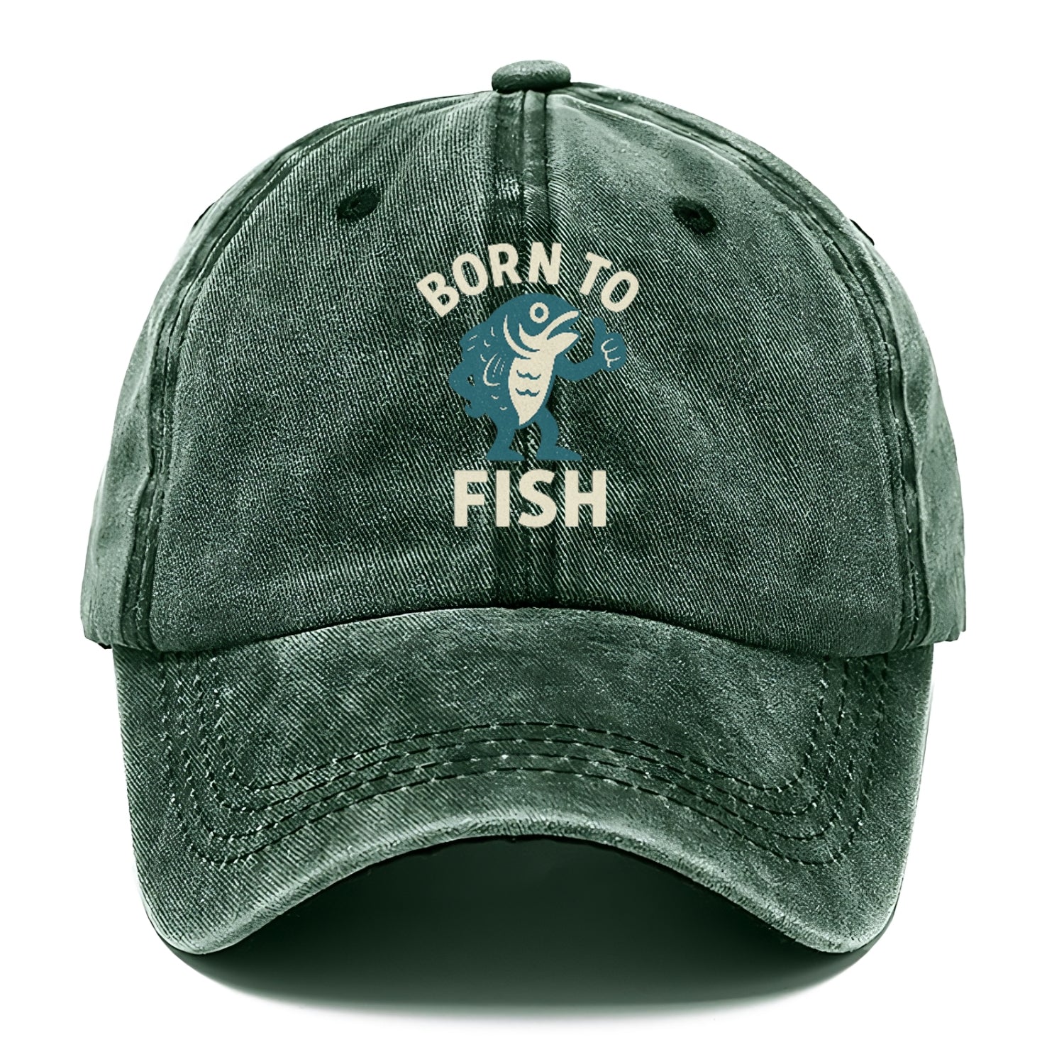 born to fish Hat
