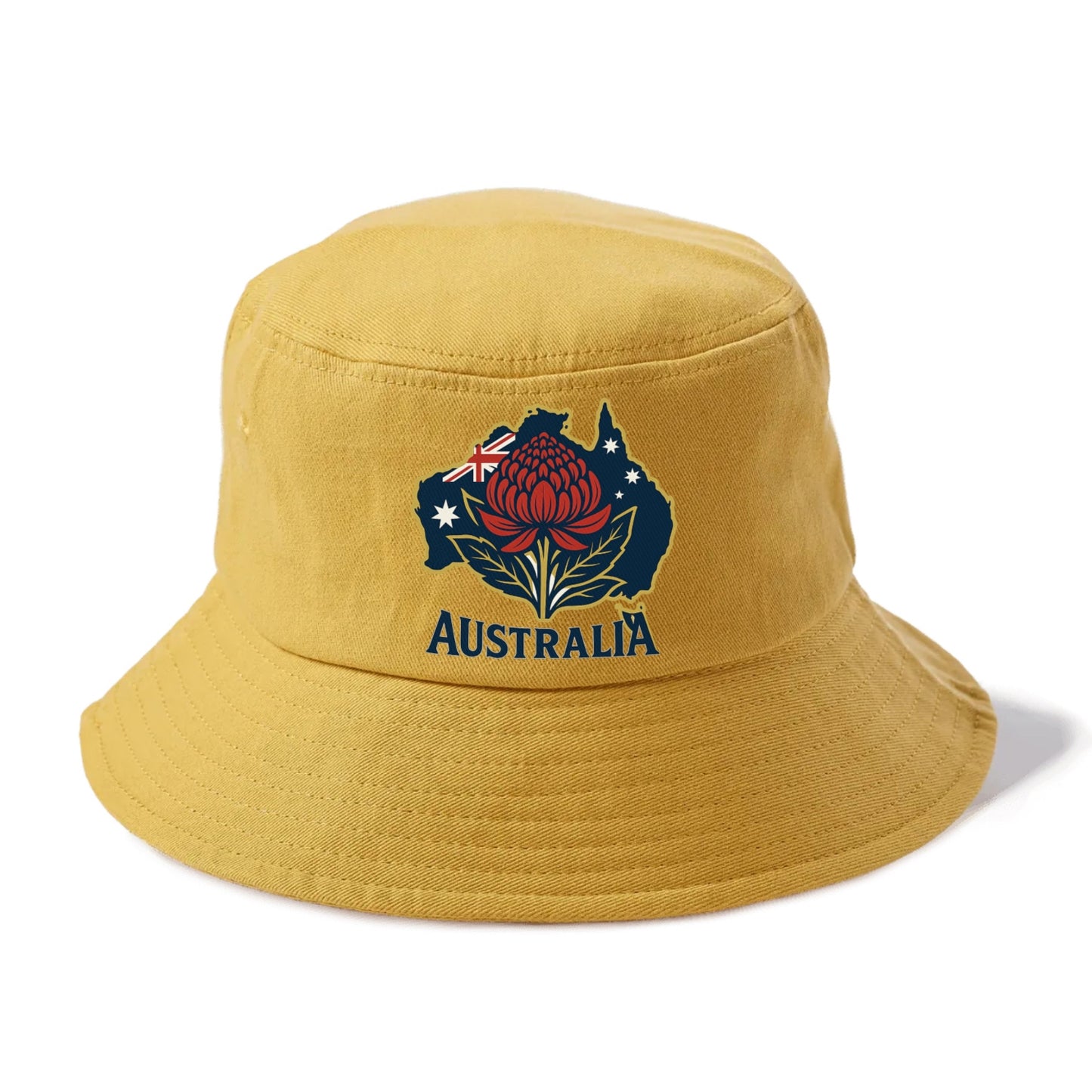 Australian Floral Map Hat