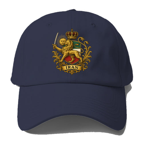 Iran Royal Lion Logo Baseball Cap For Big Heads