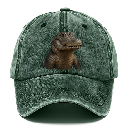 alligator portrait design Hat