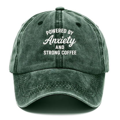anxiety and strong coffee humor Hat