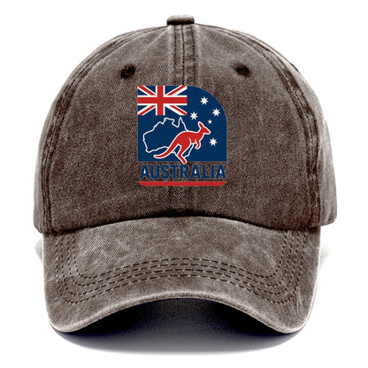 Australian Flag and Wildlife Hat